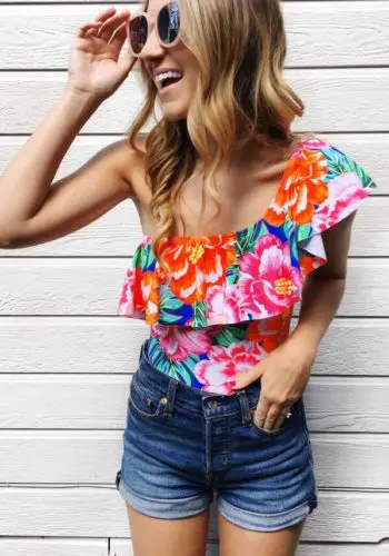 30 One Off and Cold Shoulder Blouses to Rock this Summer