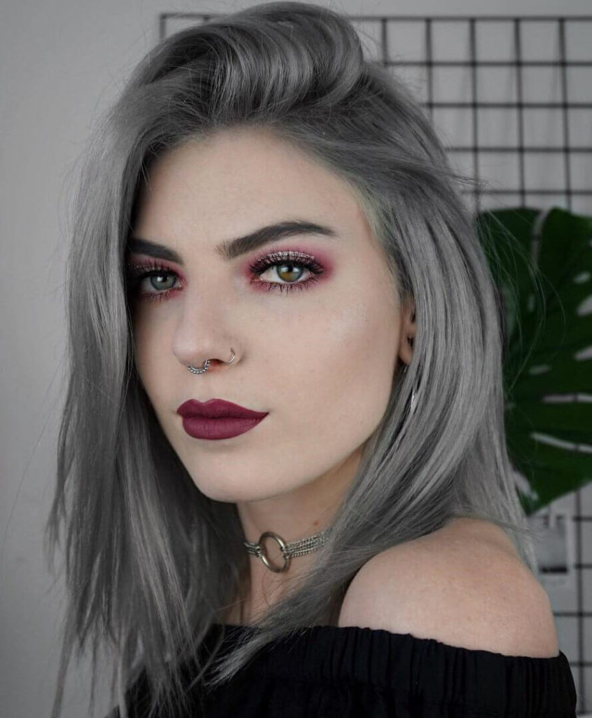 dying gray hair